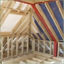 Traditional hand cut roof loft conversion inc. dormer and veluxes.  Teddington, SW London